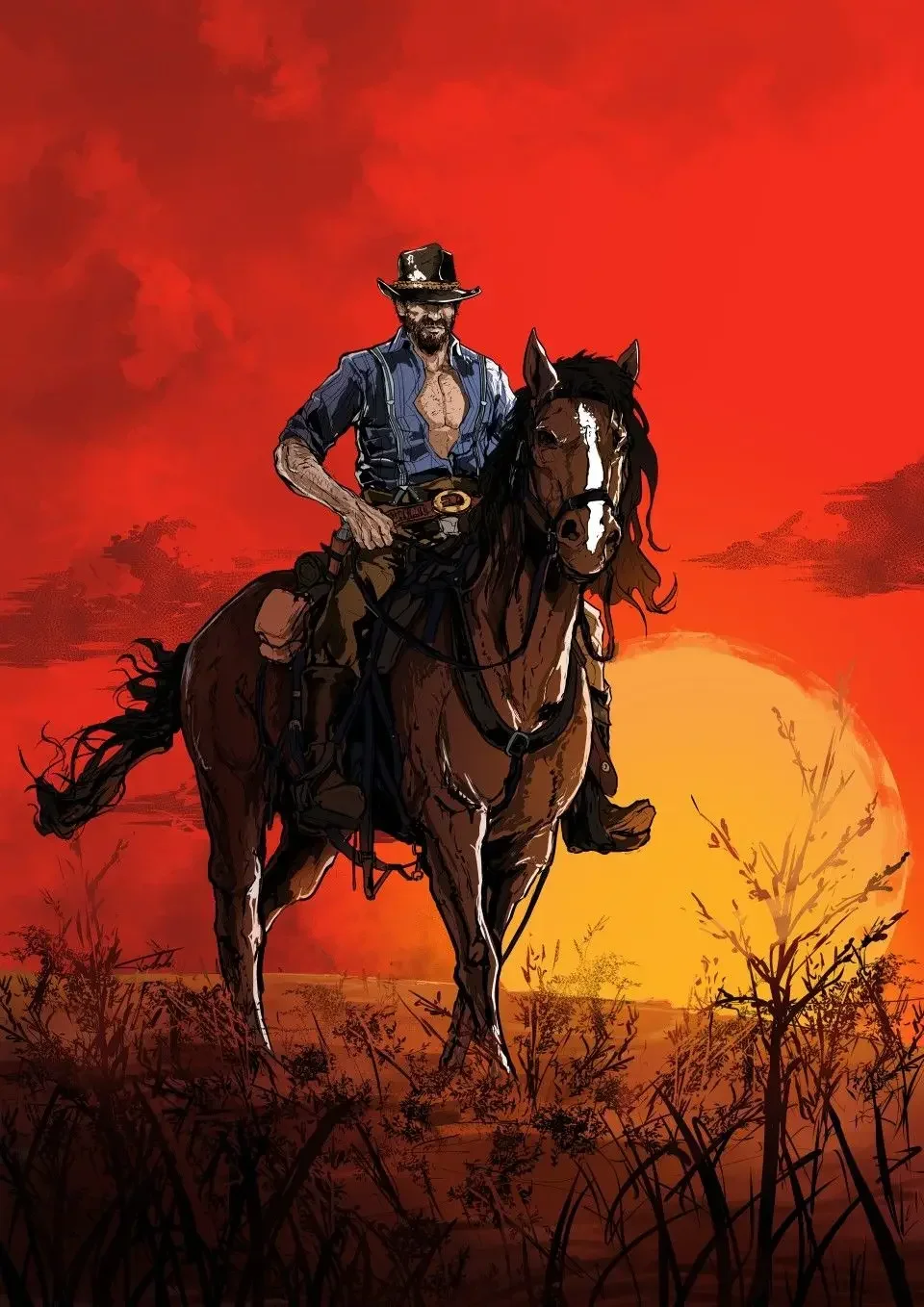 Plakat Red Dead Redemption 2 Wzór 3