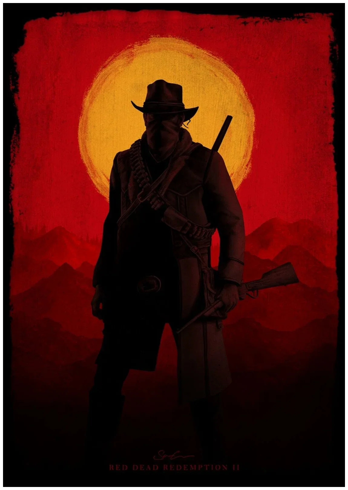 Plakat Red Dead Redemption 2 Wzór 4