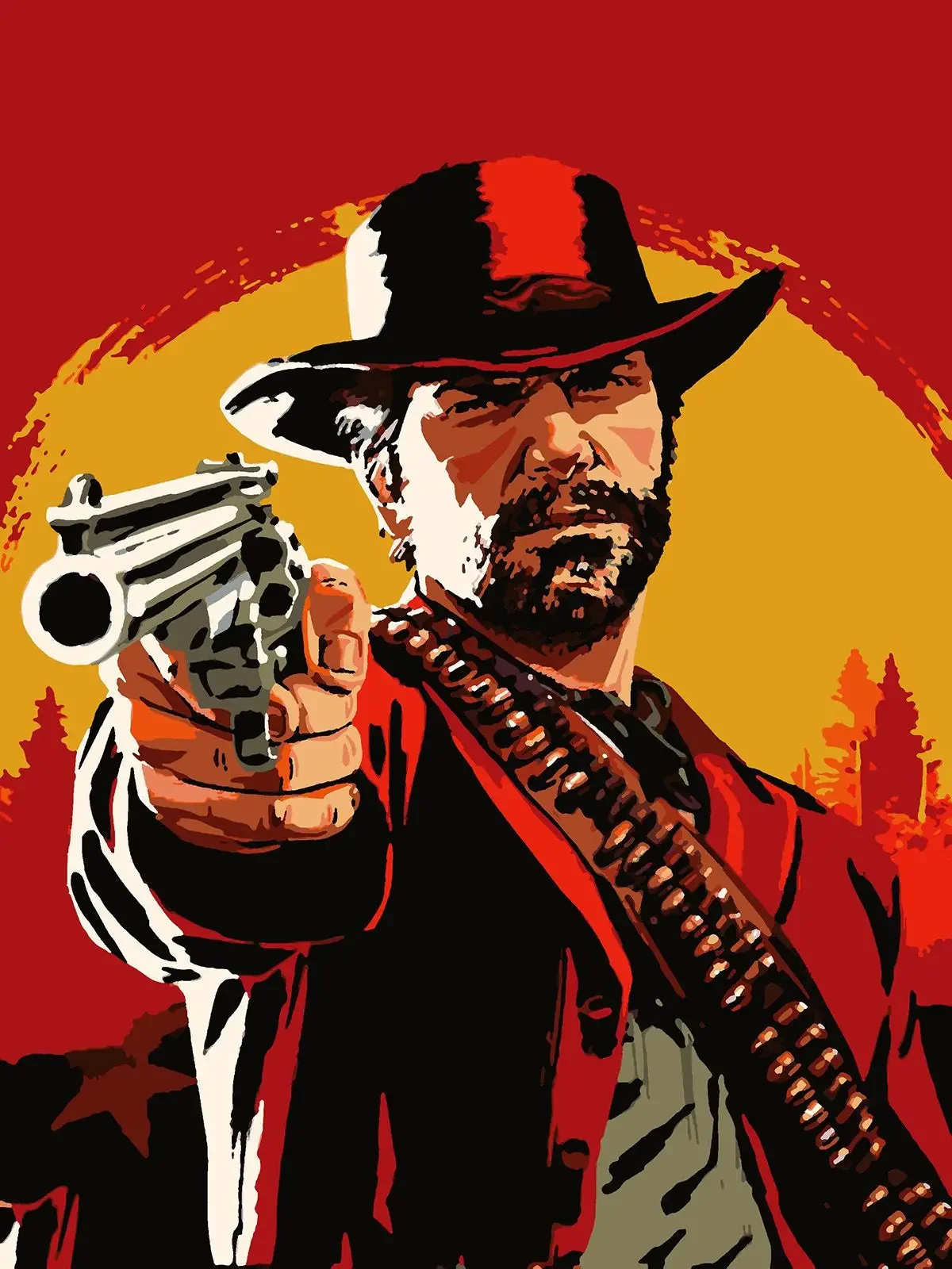 Plakat Red Dead Redemption 2 Wzór 7