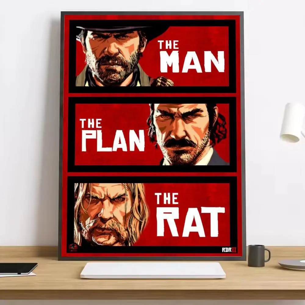 Plakat z gry Red Dead Redemption 2 Black2