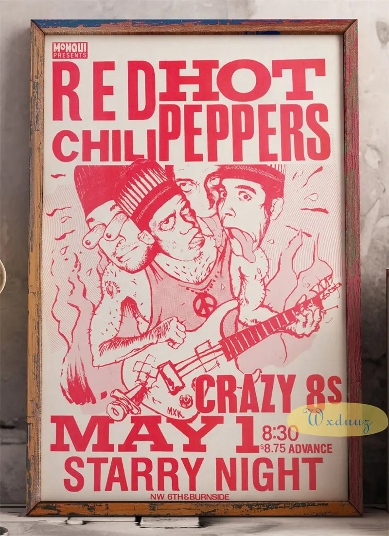 Plakat Red Hot Chili Peppers okładki albumów Wzór 2