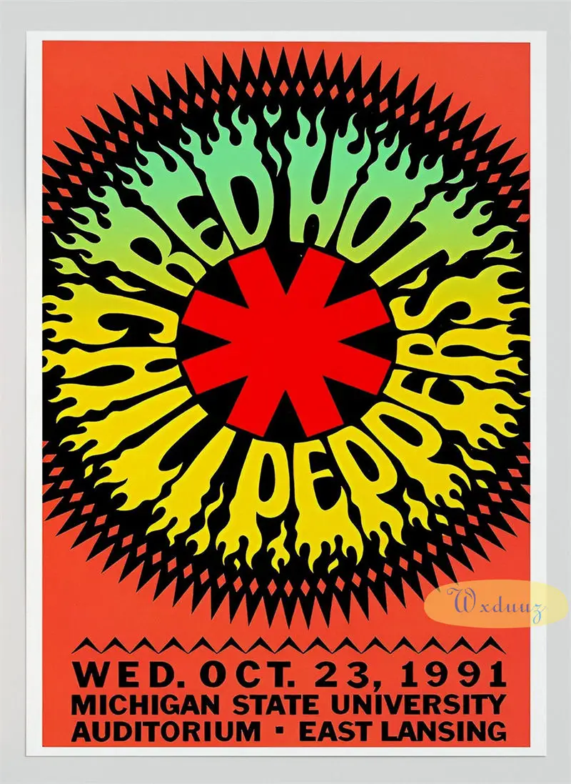 Plakat Red Hot Chili Peppers okładki albumów Wzór 5