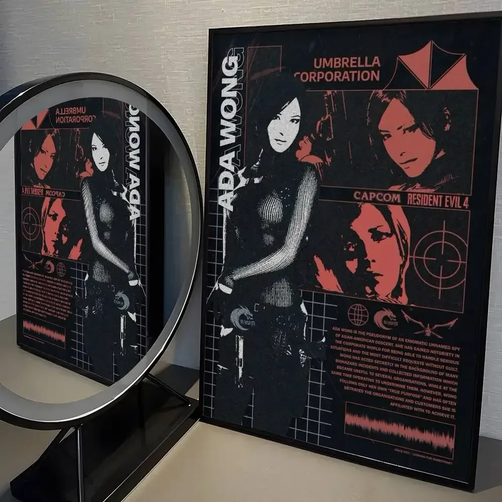 Plakat Resident Evil - mroczna grafika dla graczy Wzór 1