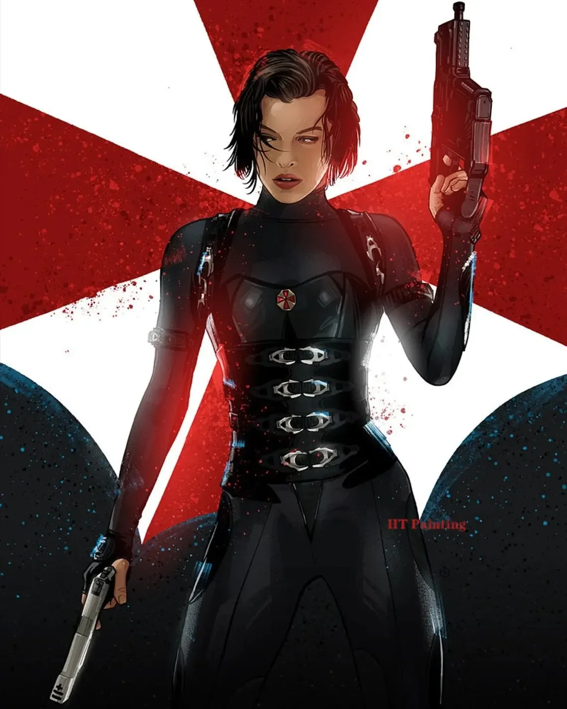 Plakat Resident Evil – klasyka gier wideo Wzór 9