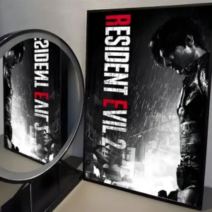 Plakat z gry Resident Evil Czarny