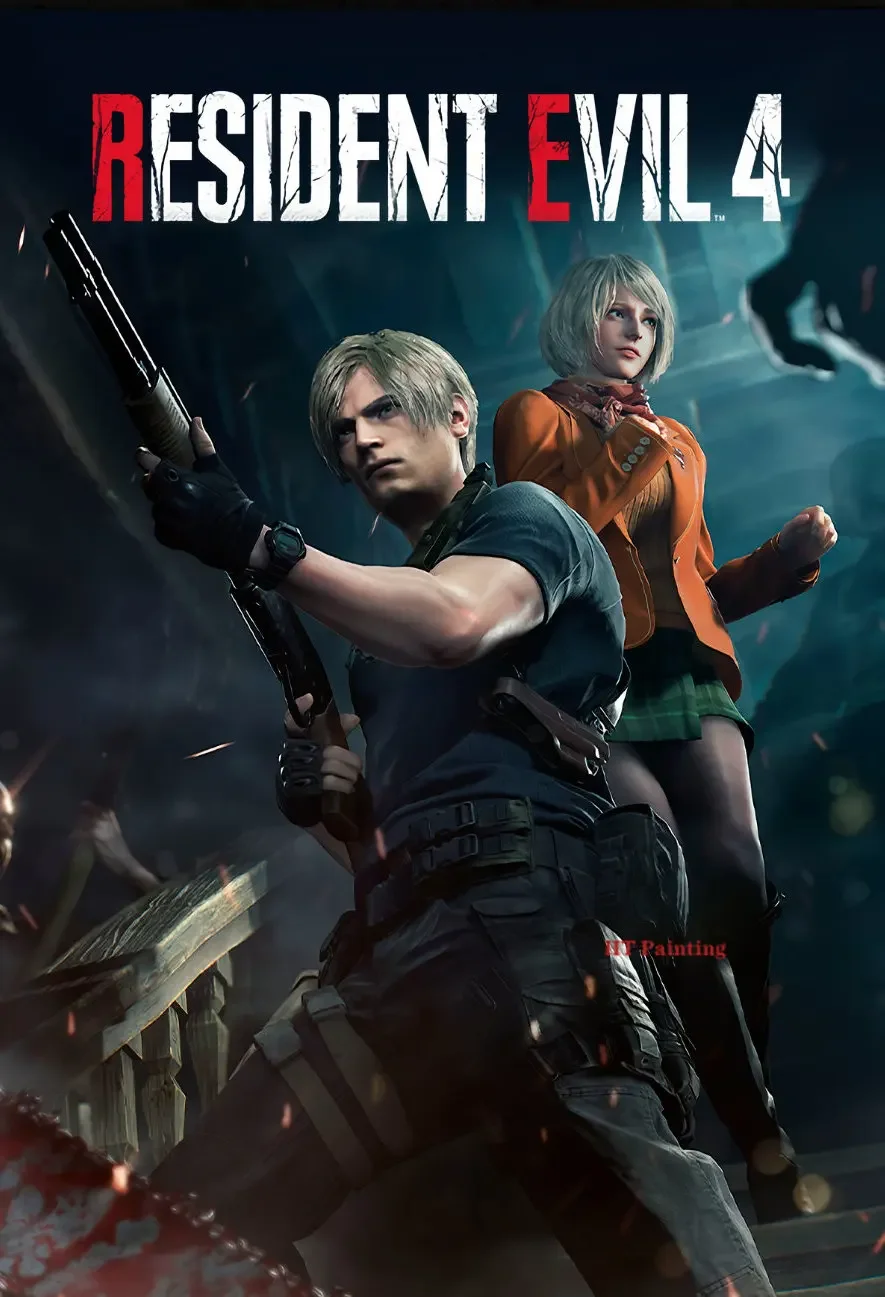 Plakat Resident Evil - klasyka gier wideo Wzór 1