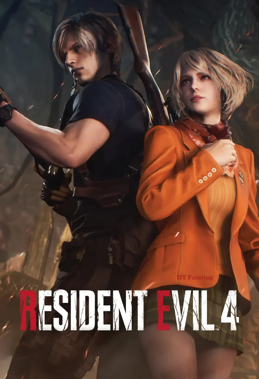 Plakat Resident Evil - klasyka gier wideo Wzór 4