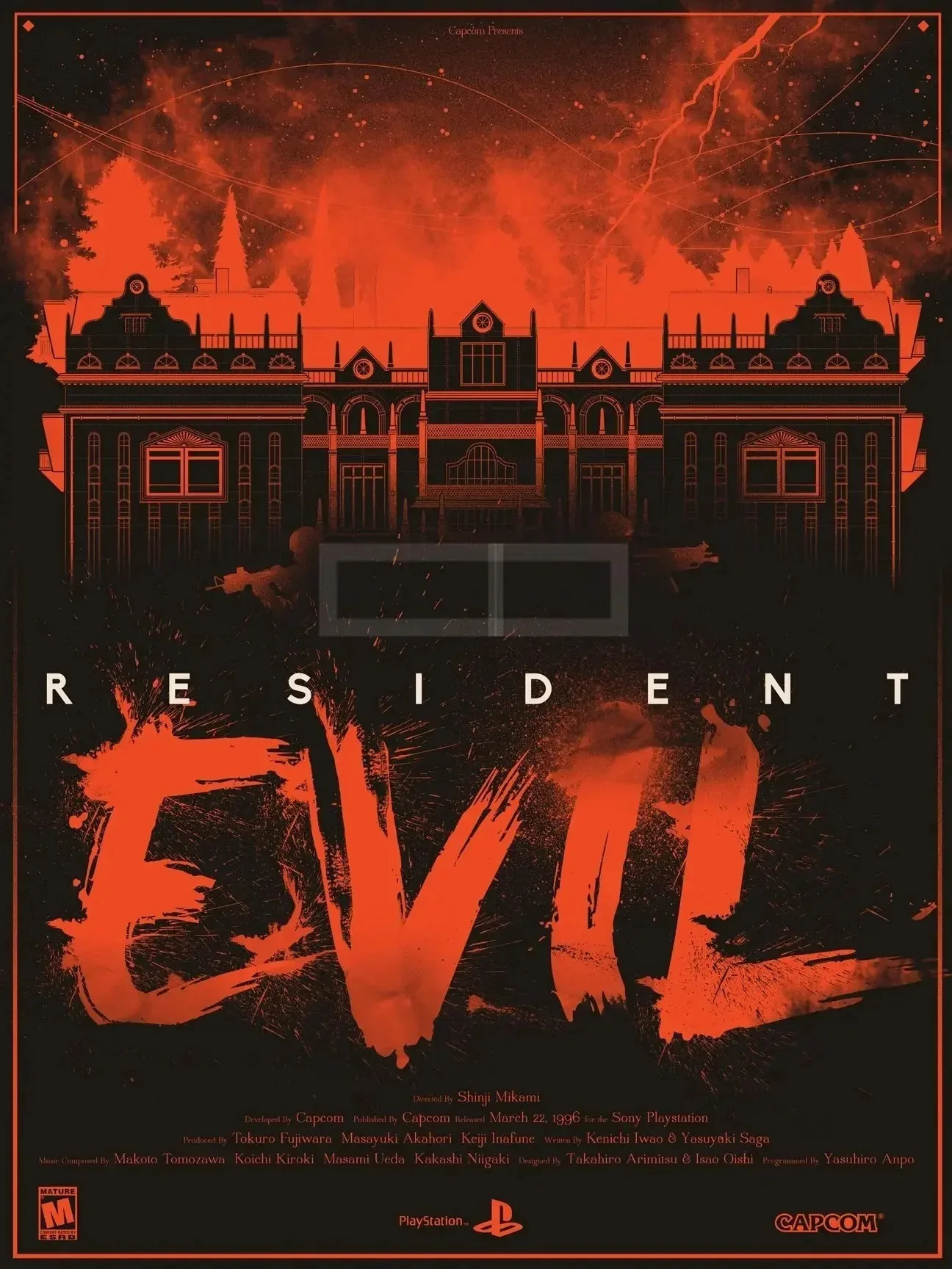 Plakat Resident Evil - gra wideo Wzór 3