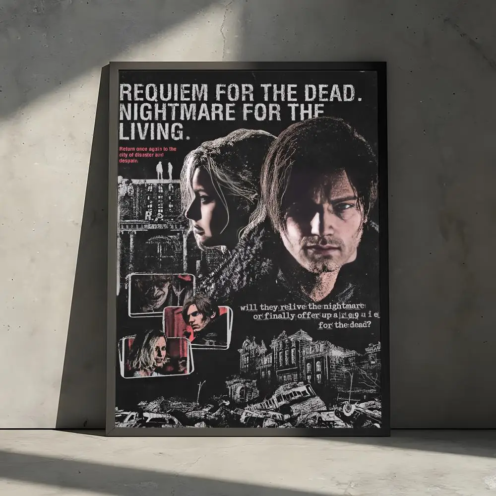 Plakat Resident Evil Requiem Black1