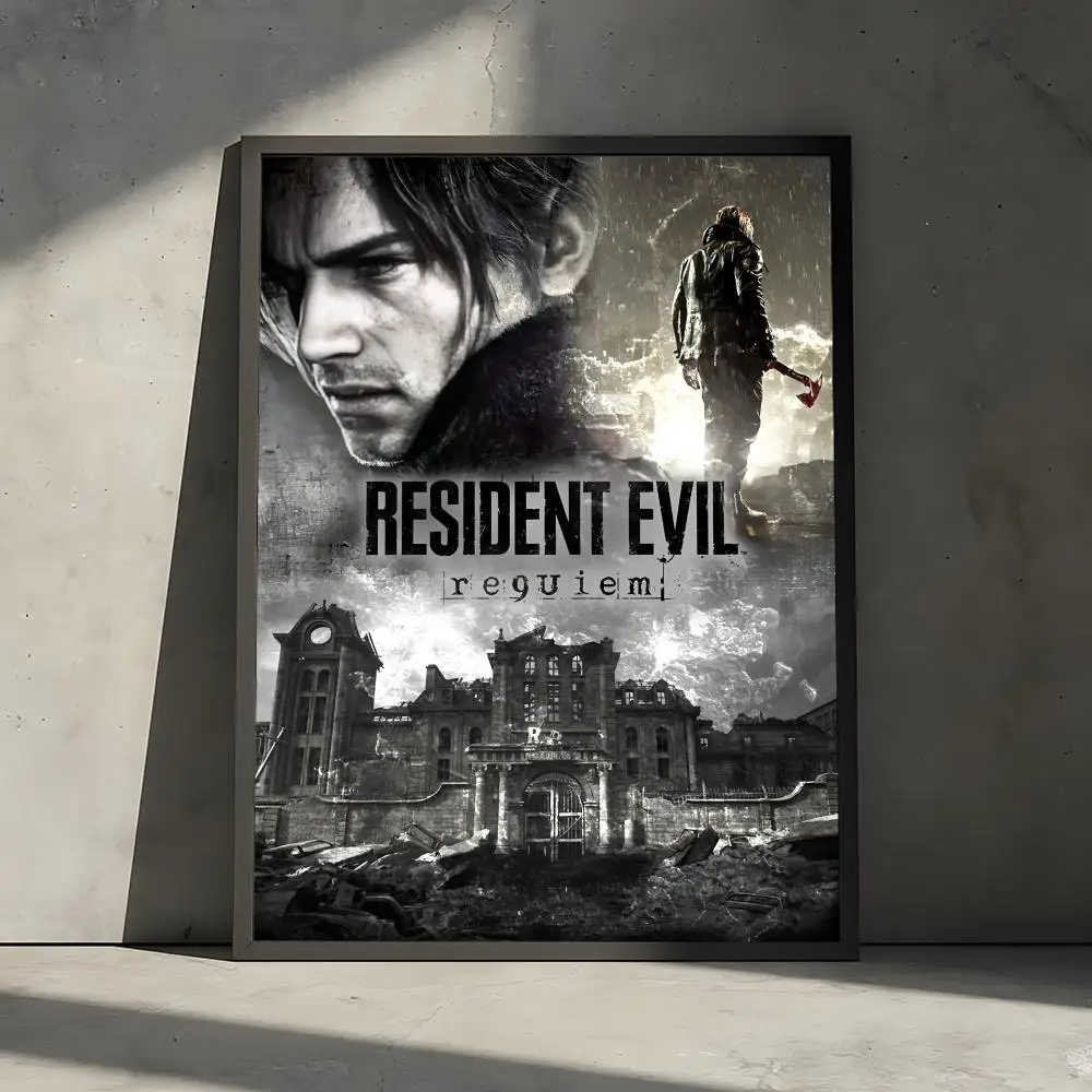 Plakat Resident Evil Requiem Black3