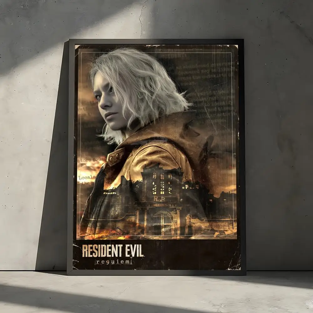 Plakat Resident Evil Requiem Black4