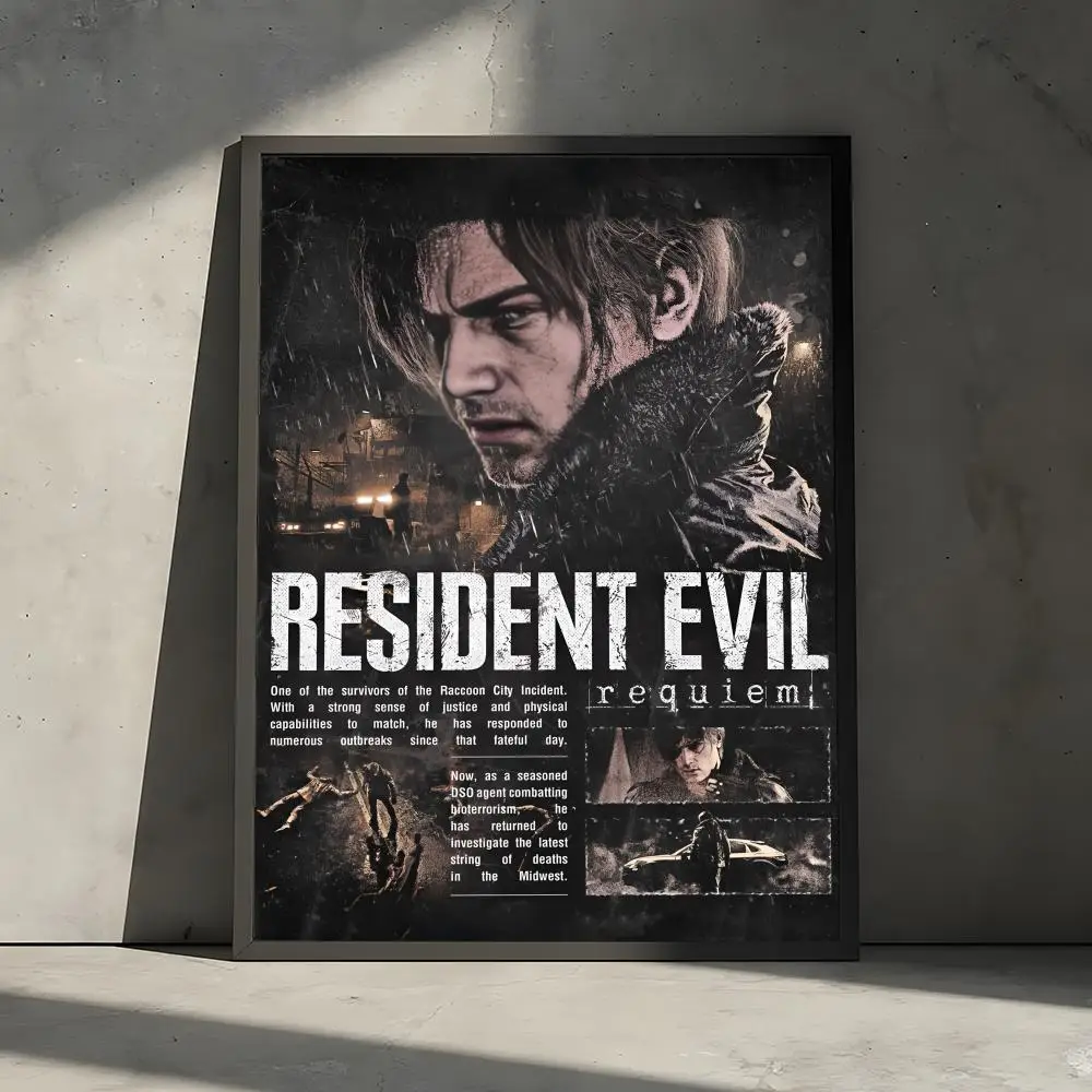 Plakat Resident Evil Requiem Black8