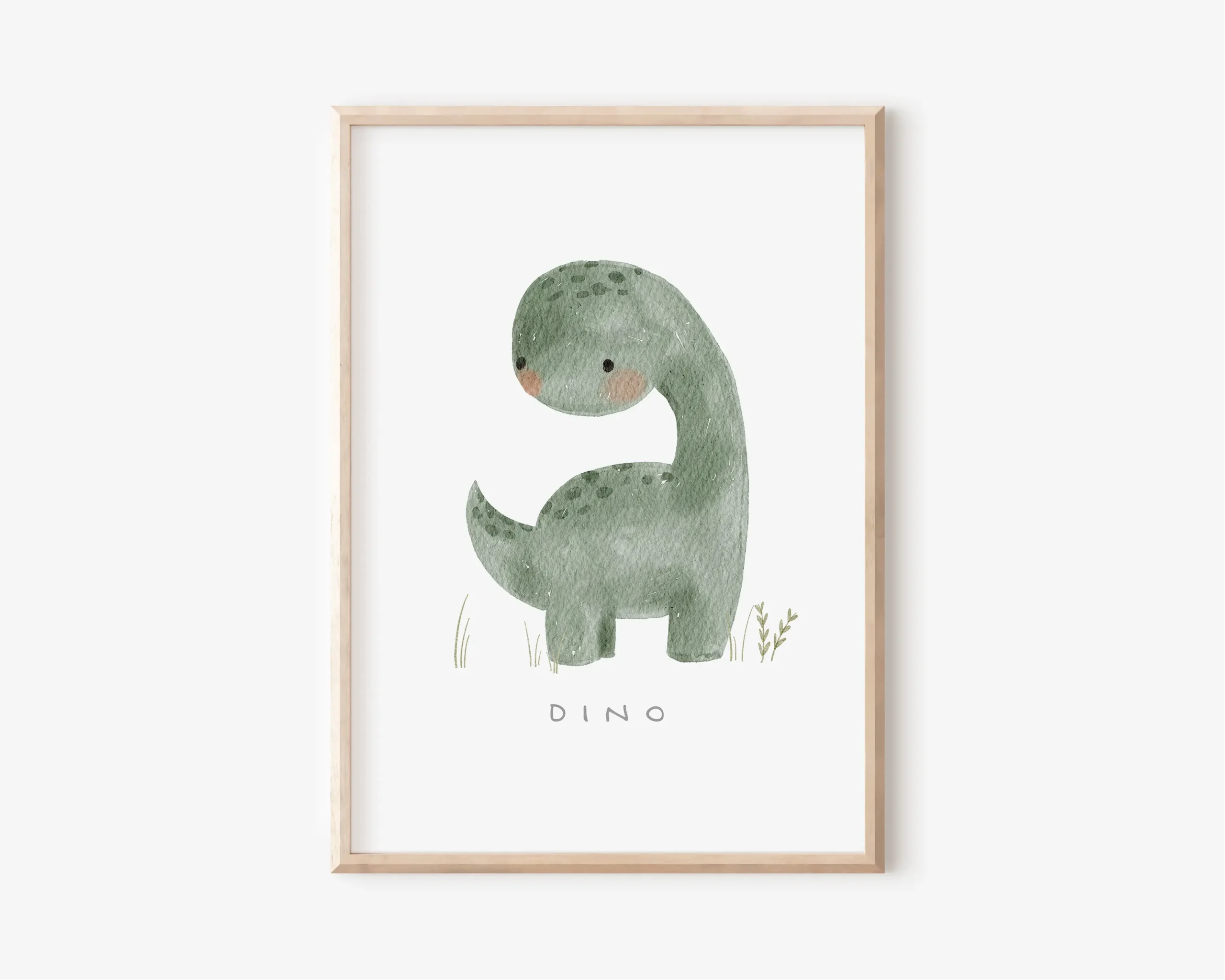 Plakat retro z alfabetem i zwierzętami w stylu skandynawskim Fioletowy/фиолетовый