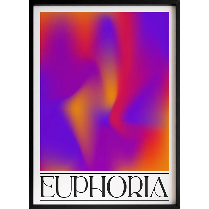 Plakat retro dopamina abstrakcyjny minimalistyczny Wielo