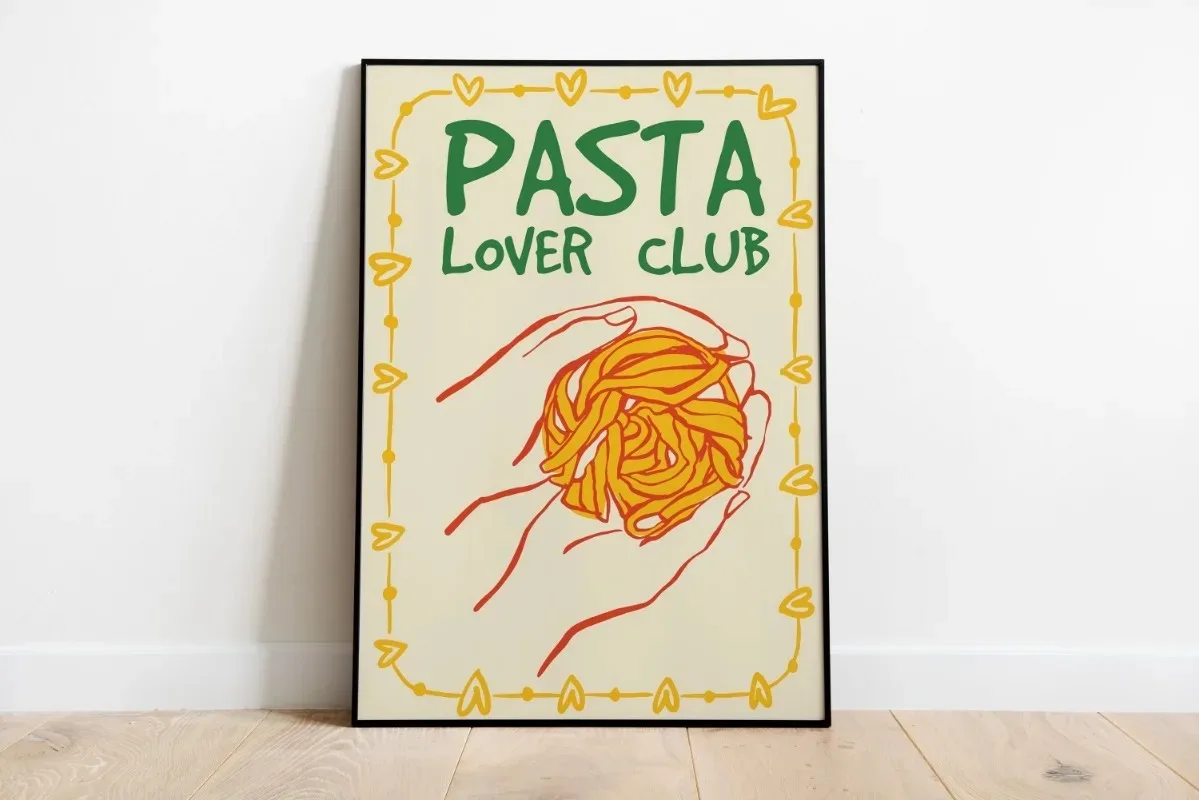 Retro plakat kulinarny do kuchni Wzór 10