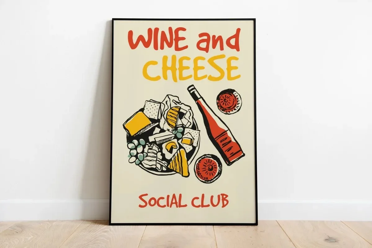 Retro plakat kulinarny do kuchni Wzór 3