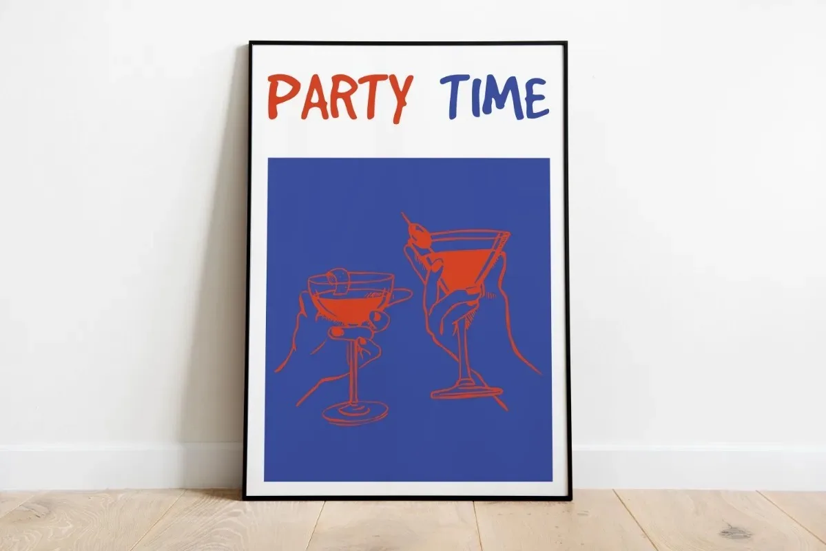 Retro plakat kulinarny do kuchni Wzór 6