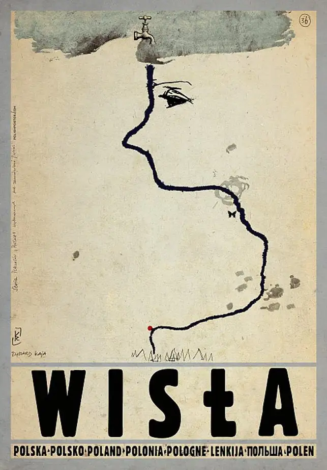 Retro plakat Polski - Tatry i Podhale Wzór 6