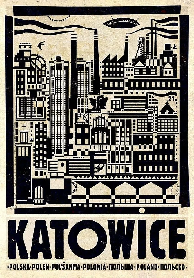Plakat retro Tatry i Podhale Wzór 9