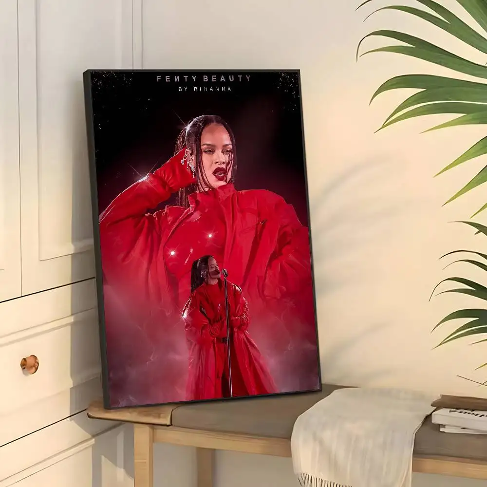 Plakat Rihanna - artystyczny portret w stylu anime Wzór 5
