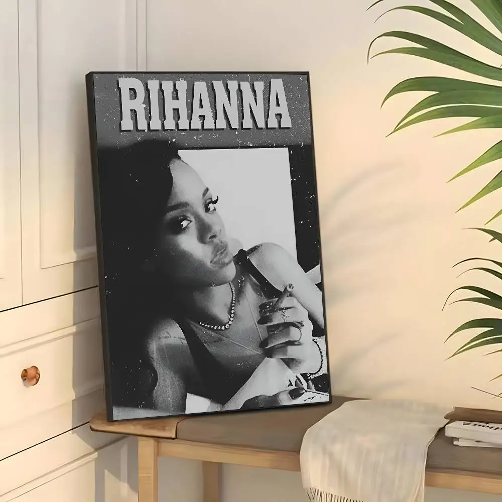 Plakat Rihanna - artystyczny portret w stylu anime Wzór 7
