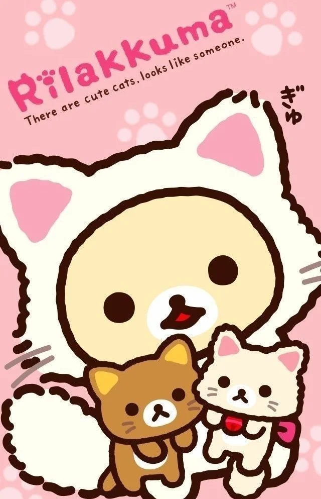 Plakat z misiem Rilakkuma Wzór 10