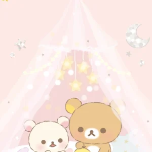 Plakat Rilakkuma kawaii dla dzieci Wzór 1