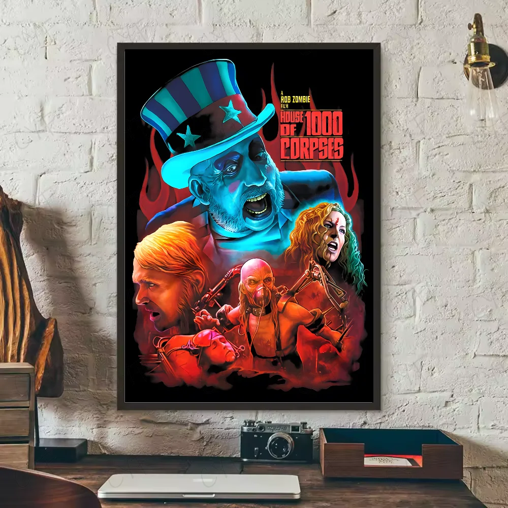 Plakat Rob Zombie - muzyka rockowa Czerwony