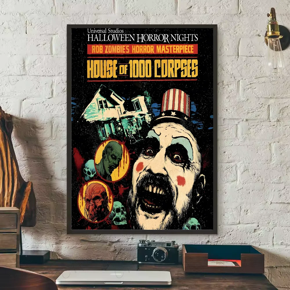 Plakat Rob Zombie - muzyka rockowa Szary