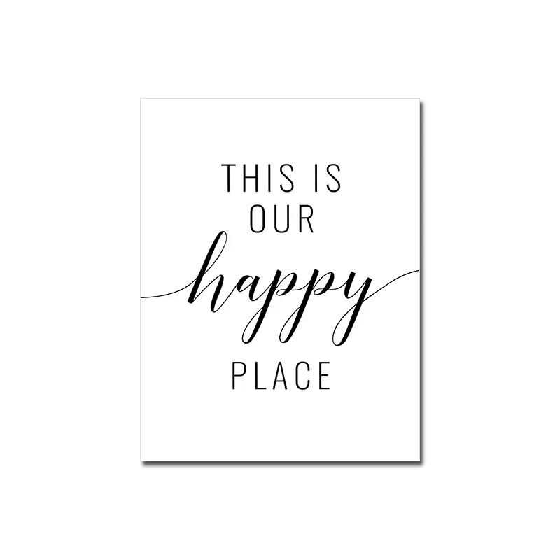 Plakat Szczęśliwa Rodzina Cytat Serce Wzór 3