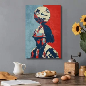 Plakat Ronaldinho - piłka nożna Wzór 1