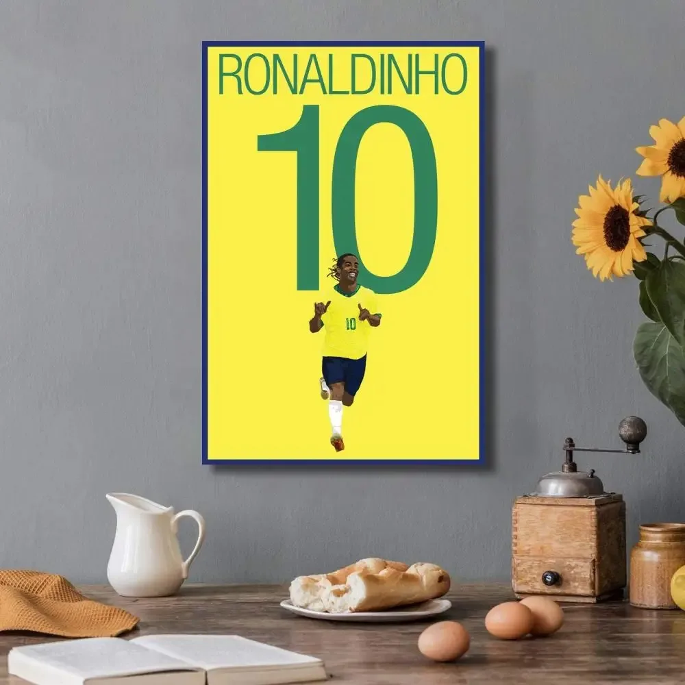 Plakat Ronaldinho - piłka nożna Wzór 7
