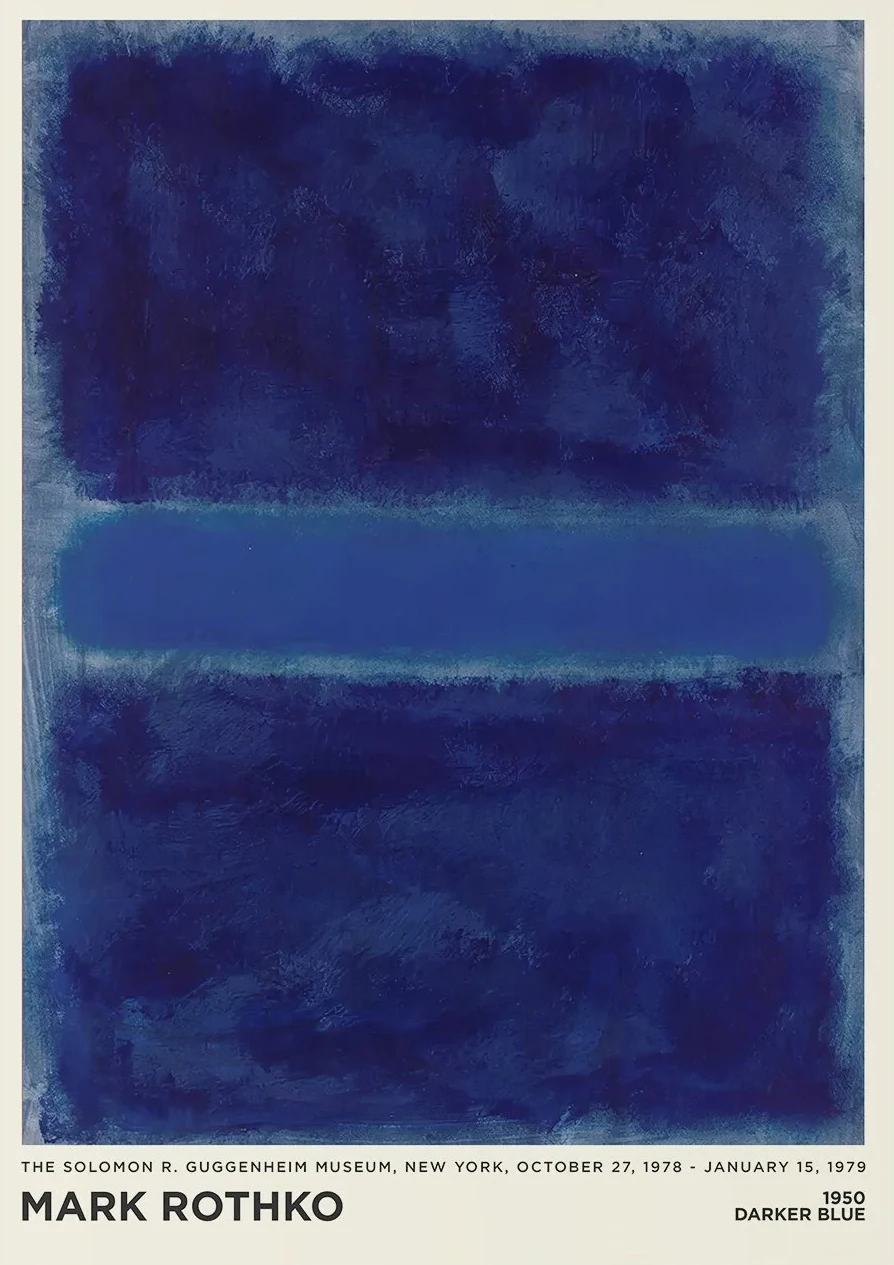 Plakat Rothko - minimalistyczna abstrakcja By 4