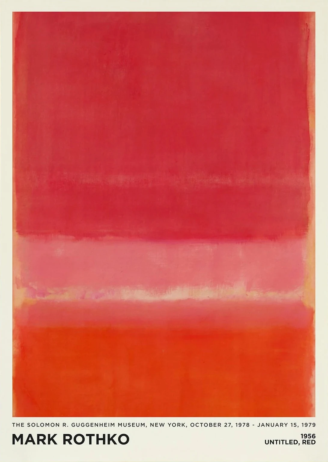Plakat Rothko – minimalistyczna abstrakcja By 8