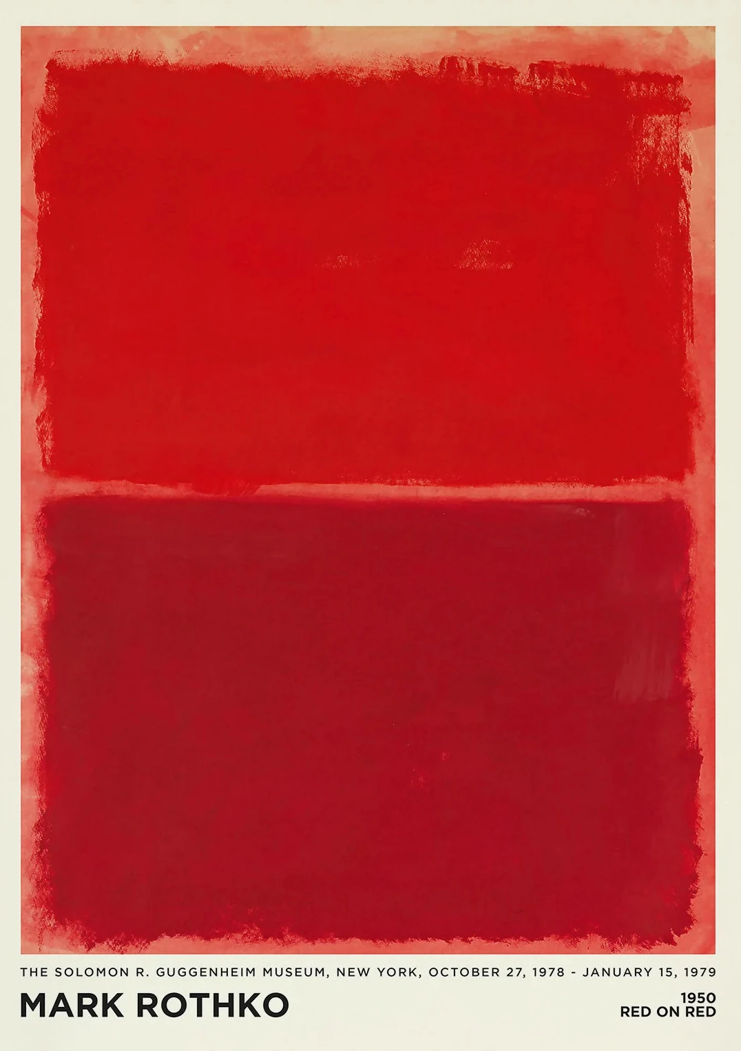 Plakat Rothko - minimalistyczna abstrakcja By 9