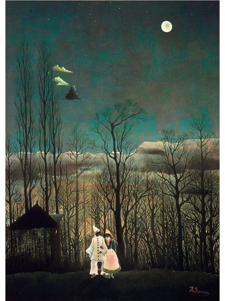 Henri Rousseau – egzotyczna dżungla, plakat na płótnie Wzór 5
