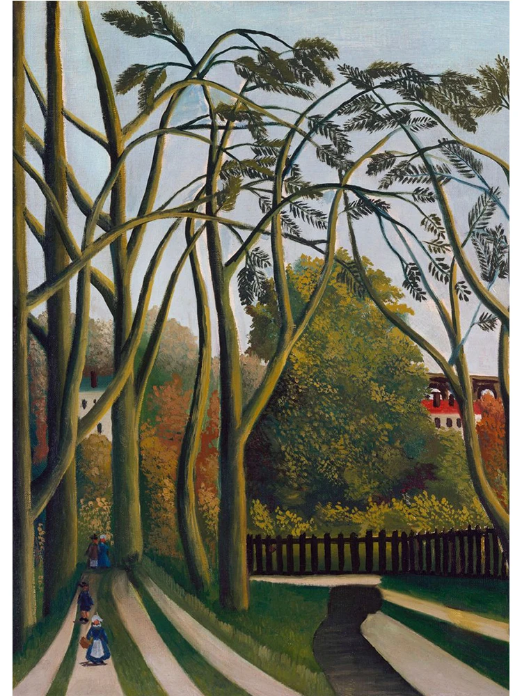 Henri Rousseau – egzotyczna dżungla, plakat na płótnie Wzór 7