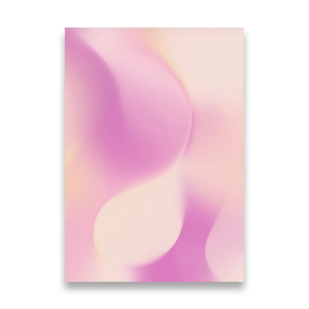 Plakat Różowa Aura Gradient Afirmacja Wzór 4