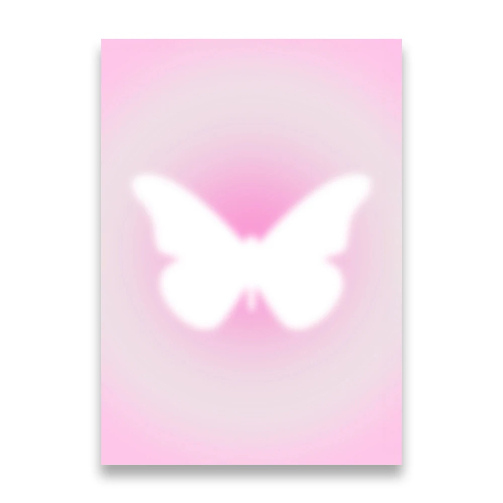 Plakat Różowa Aura Gradient Afirmacja Wzór 6