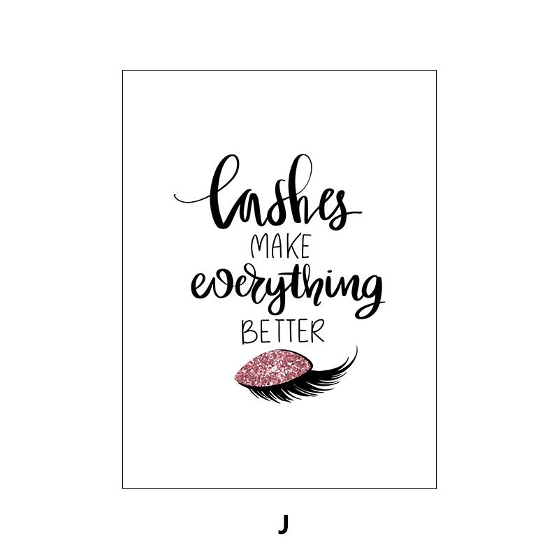 Plakat różowy makijaż i perfumy glamour Czarny