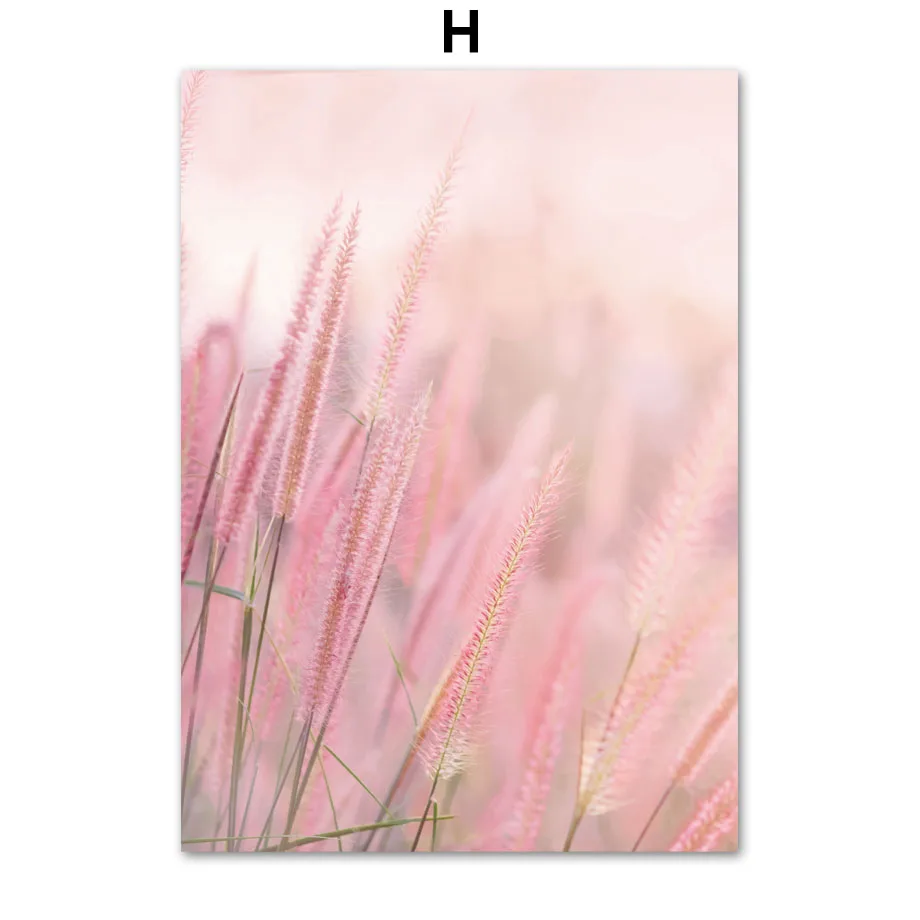 Plakat różowy Paryż - kwiaty i sakura Wzór 2