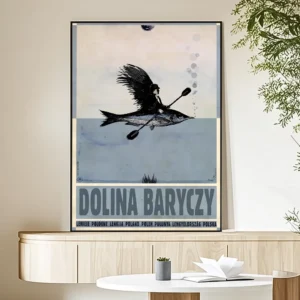 Plakat Ryszard Kaja Grafika Artystyczna Niebieski