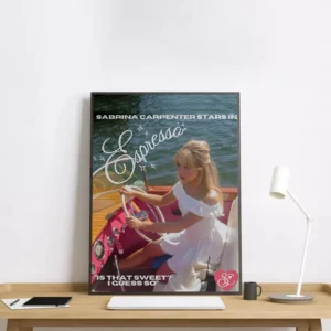 Plakat z portretem Sabriny Carpenter Wzór 1