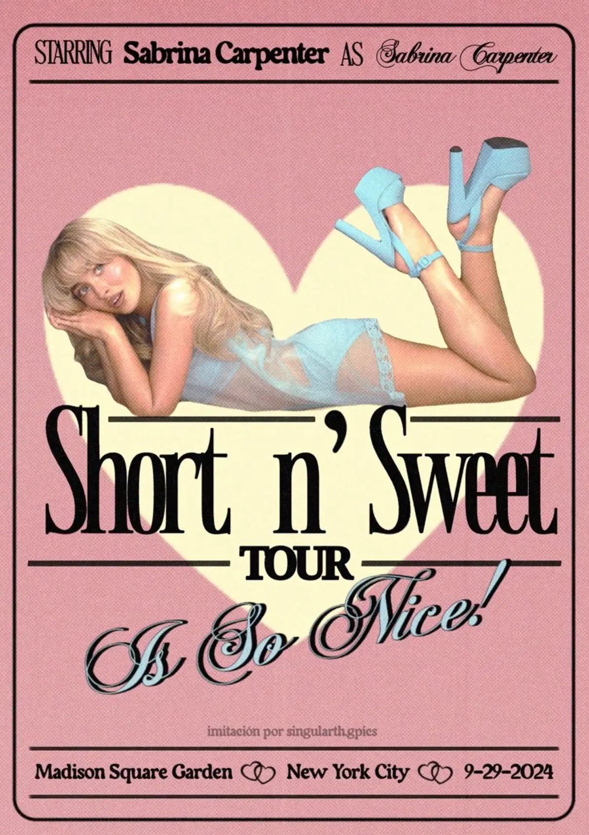 Plakat Sabrina Carpenter - vintage portret Wielo