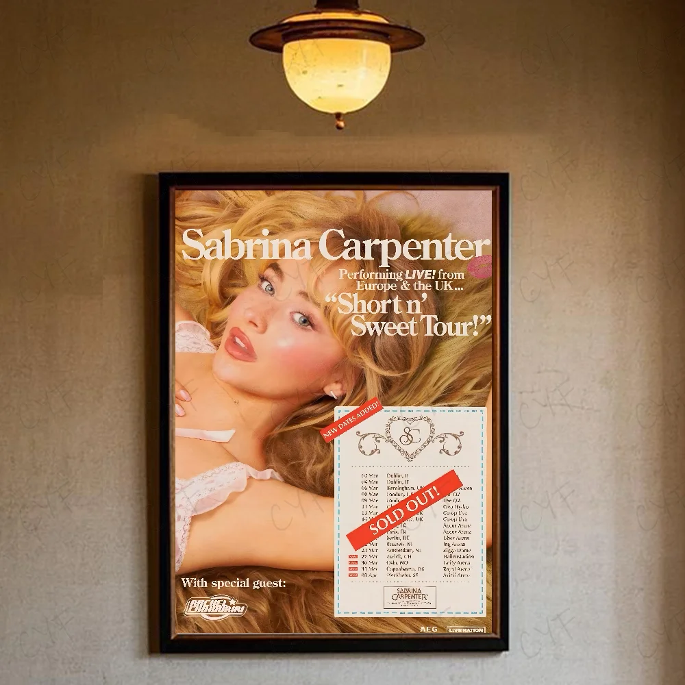 Sabrina Carpenter - plakat z portretem Wzór 8