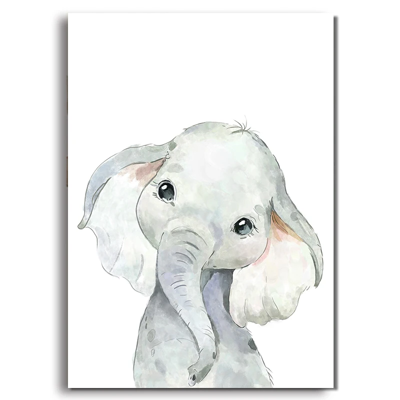 Plakat safari ze zwierzętami do pokoju dziecięcego Wzór 3