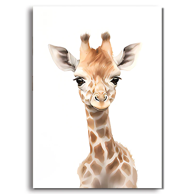 Plakat safari ze zwierzętami do pokoju dziecięcego Wzór 4