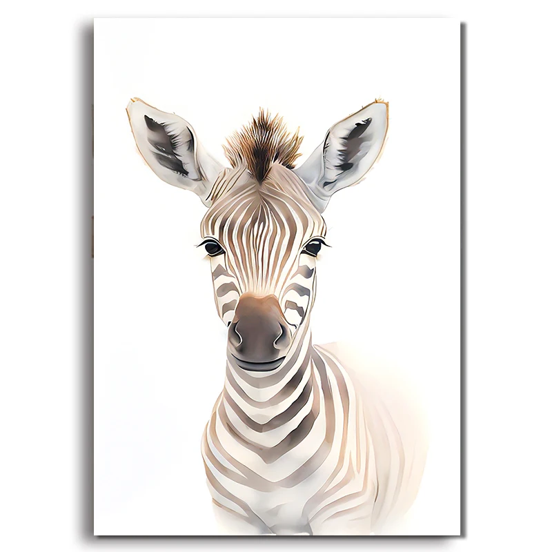Plakat safari ze zwierzętami do pokoju dziecięcego Wzór 5
