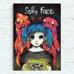 Plakat Sally Face - mroczna grafika do pokoju gracza No frame 1