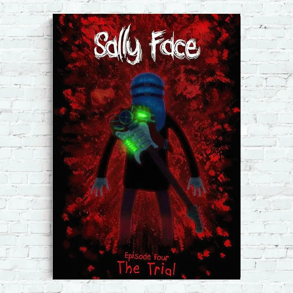 Plakat Sally Face - mroczna grafika do pokoju gracza No frame 5